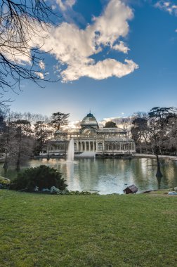 Crystal Palace Retiro Park Madrid, İspanya.