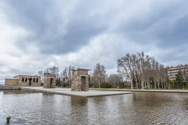 Debodtemplet i Madrid, Spanien. — Stockfoto