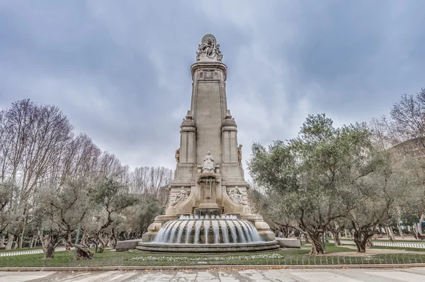 Spanien torg i den spanska huvudstaden. — Stockfoto