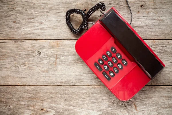 Téléphone rouge vintage . — Photo