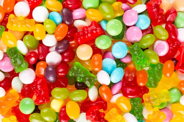 Colorful candies and jellies — Stock Photo, Image