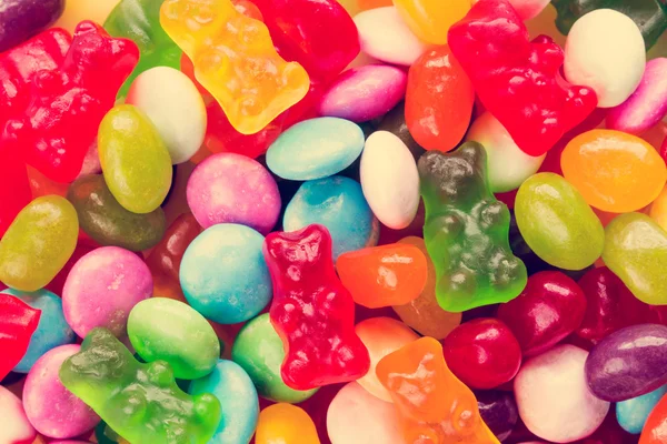 Various candies and jellies — Stock Photo, Image