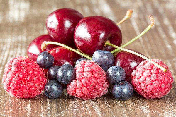 Close-up  of summer berries – stockfoto