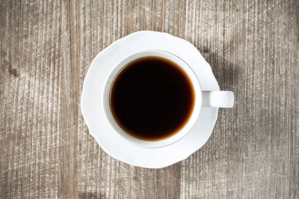 Koffiecup bovenaanzicht — Stockfoto