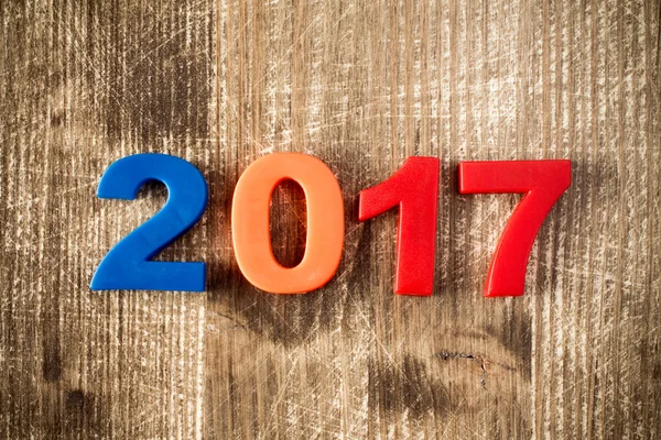 Színes 2017 új év — Stock Fotó