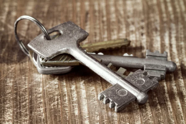 Bunch of old keys. — Stock Photo, Image