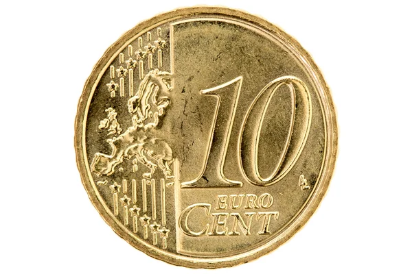 Tio euro cent — Stockfoto