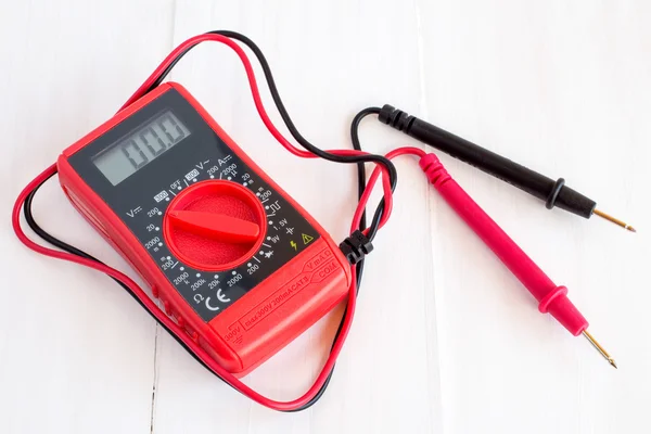 Digital electrical multimeter — Stock Photo, Image