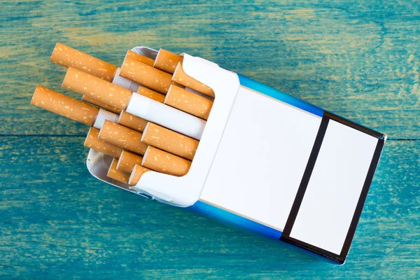 Pack of cigarettes with the filter — Stock Photo, Image