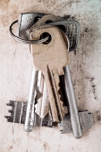 Tasten mit Jahrgang Ton — Stockfoto