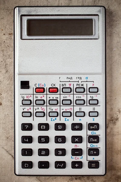 Old electronic calculator — Stock Photo, Image