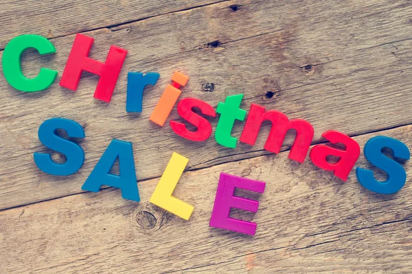Mensaje de venta de Navidad —  Fotos de Stock