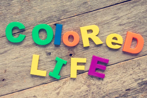 Gekleurde leven concept — Stockfoto