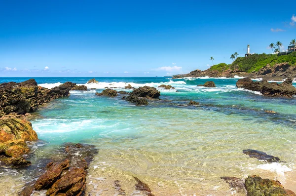 Praia tropical no Sri Lanka — Fotografia de Stock