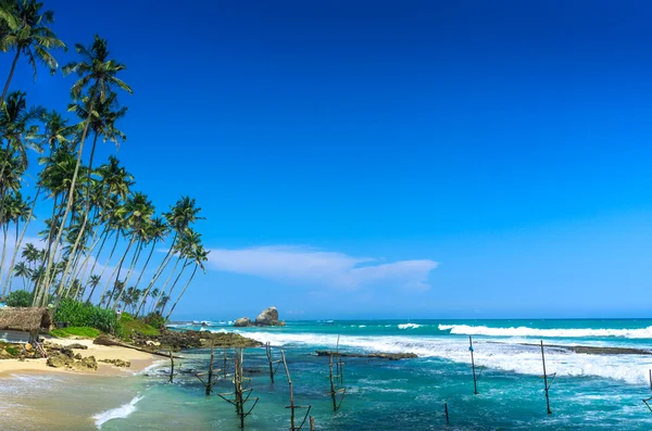 Тропічний пляж Kogalla у Шрі-Ланці — стокове фото