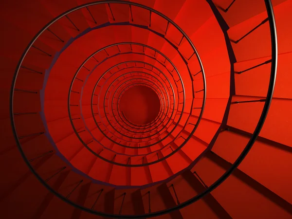 Renkli sarmal merdiven