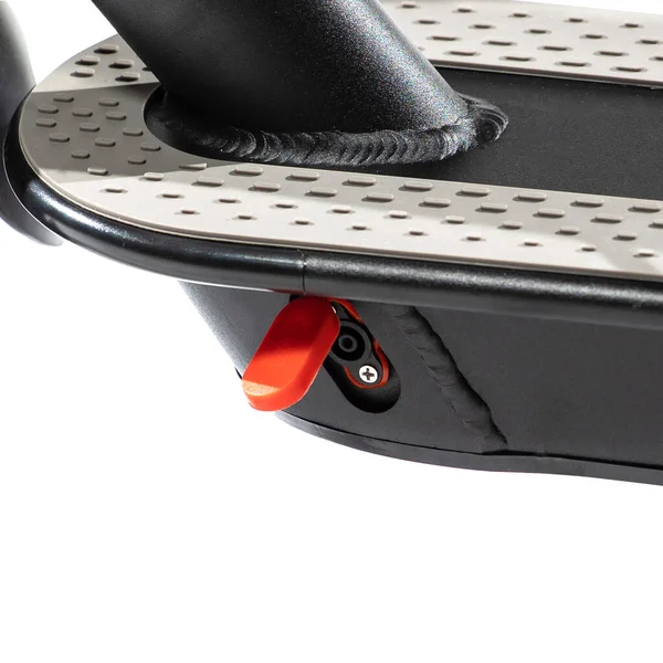 Connector Charging Battery Electric Scooter — Stock Photo, Image
