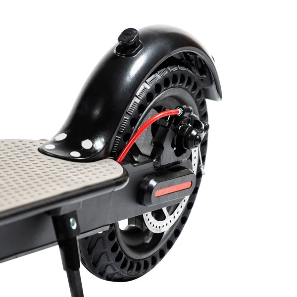 Elektrische Opvouwbare Scooter Zwarte Kleur — Stockfoto