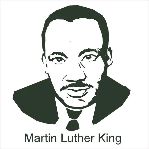 Martin Luther King — Archivo Imágenes Vectoriales