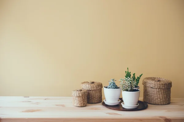 Aconchegante decoração de casa vintage — Fotografia de Stock