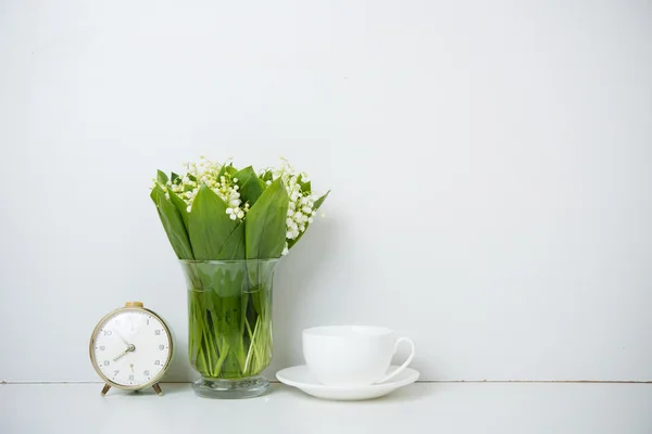Home decoration, lilies of the valley — Stock Photo, Image