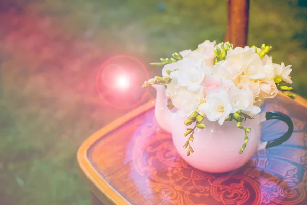 Decoração de festa de casamento de verão — Fotografia de Stock