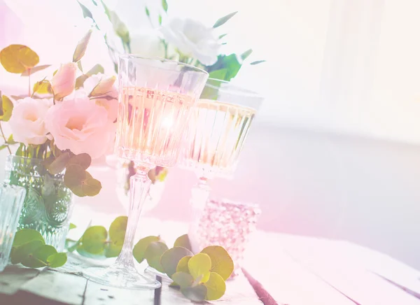 Yaz düğün masa dekor — Stok fotoğraf