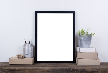 İskandinav tarzı boş fotoğraf çerçevesi kadar sahte. Çok az ev dekorasyonu
