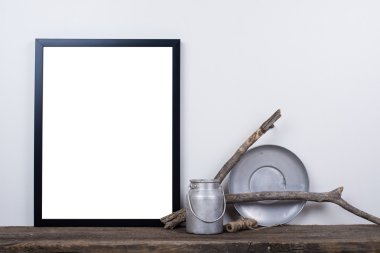 İskandinav tarzı boş fotoğraf çerçevesi kadar sahte. Çok az ev dekorasyonu