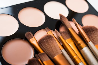 Profesyonel makyaj fırçaları ve araçları, makyaj ürünleri seti