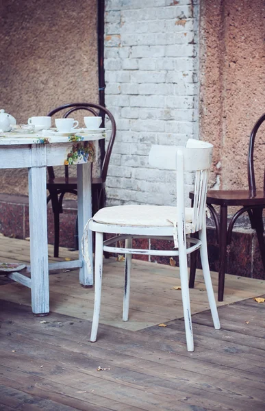 Outdoor cafe — Stock Photo, Image