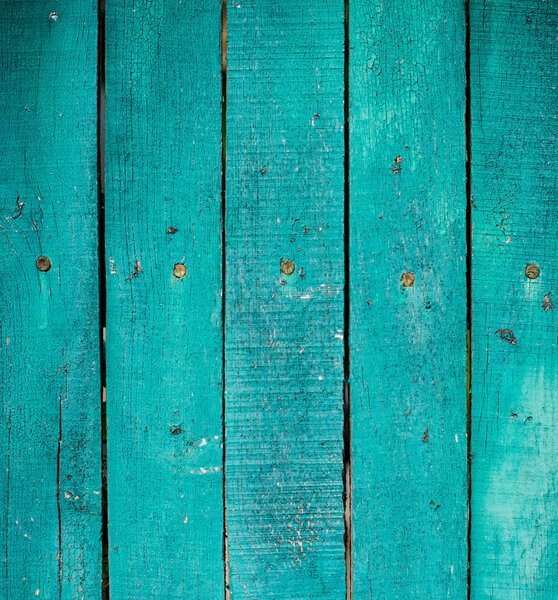 green wooden planks