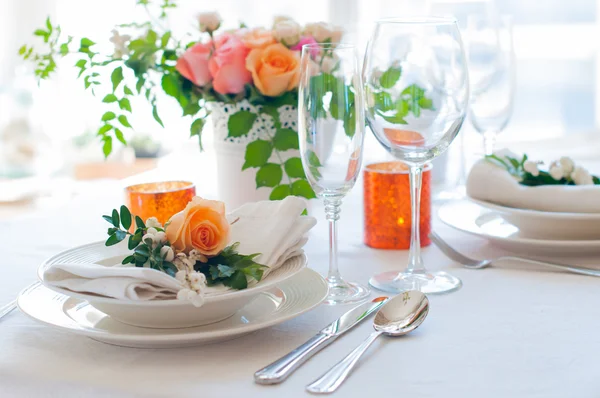 Festive table setting — Stock Photo, Image