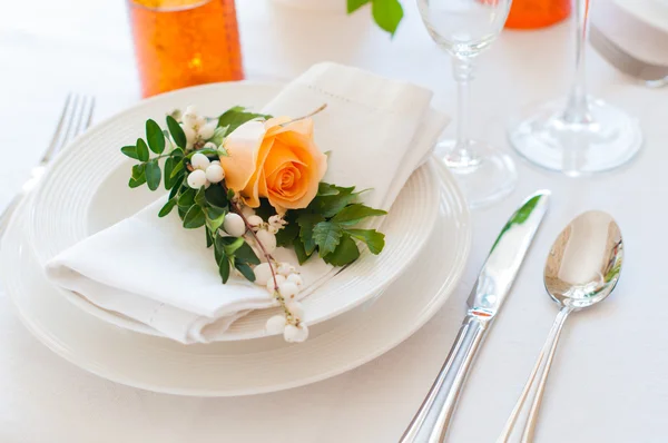 Festive table setting — Stock Photo, Image