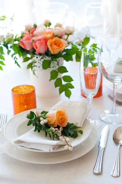 Festive table setting — Stock Photo, Image