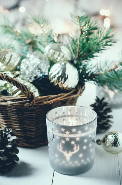 Vintage Christmas decor — Stock Photo, Image