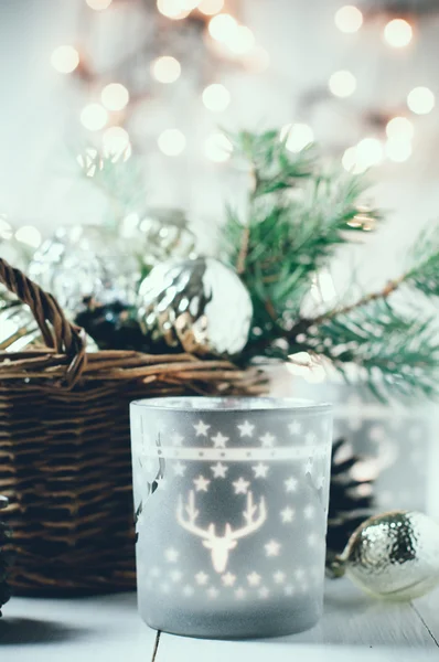 Vintage Christmas decor — Stock Photo, Image