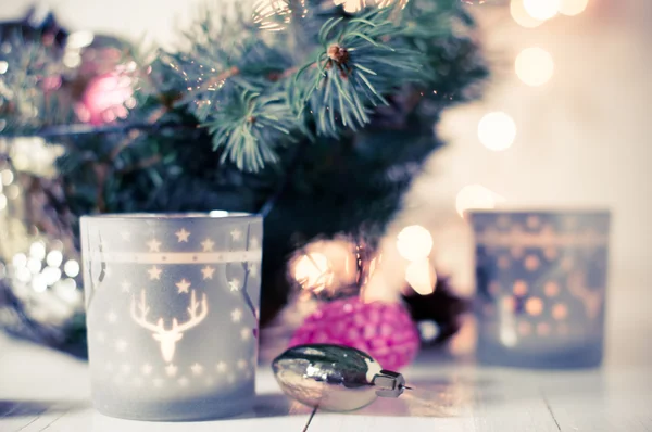 Vintage Weihnachtsdekor — Stockfoto