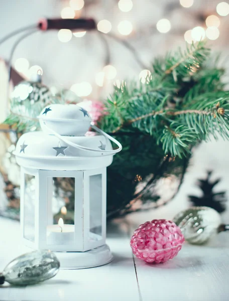 Vintage Christmas decor — Stock Photo, Image