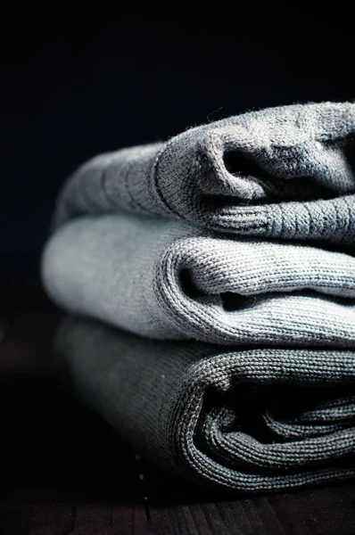 Gray sweaters — Stock Image Gray sweaters Stock Photo