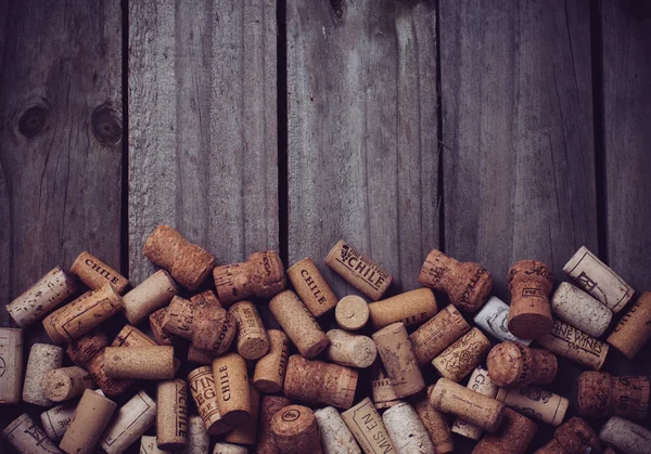 Muchos tapones de vino — Foto de Stock