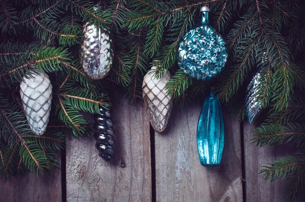 Branches avec décorations de Noël — Photo