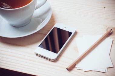 ahşap ofis masaüstü