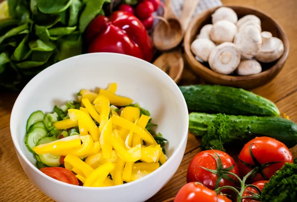 Homemade food preparation — Stock Photo, Image