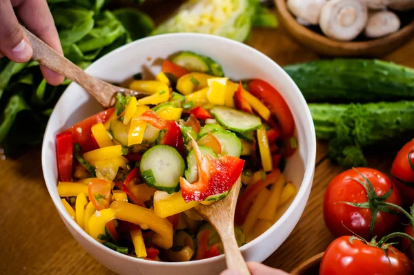 Salată de legume — Fotografie, imagine de stoc