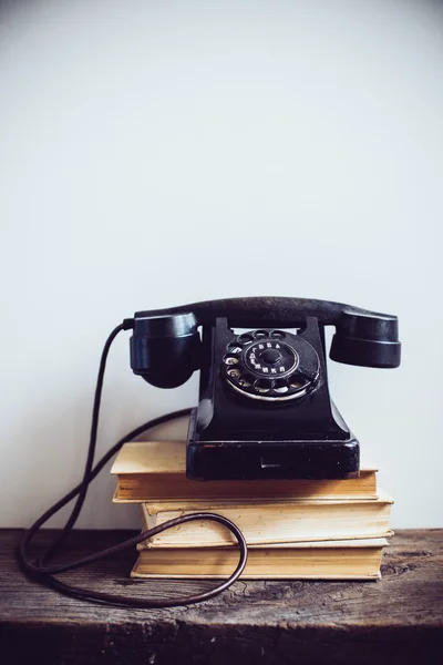 Vintage döner telefon — Stok fotoğraf