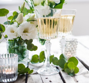 yaz düğün masa dekor