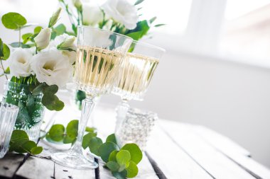 yaz düğün masa dekor