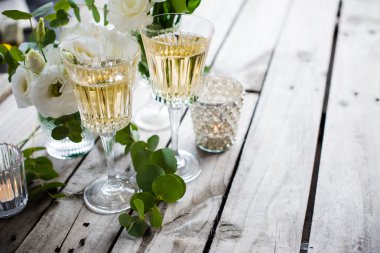 yaz düğün masa dekor