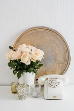 Daire dekorasyon retro tarzı